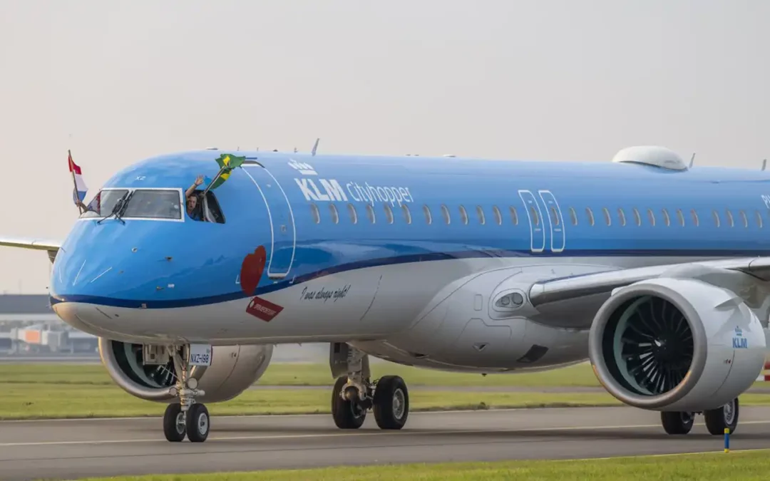 KLM Cityhopper modernise sa flotte d’Embraer 195-E2