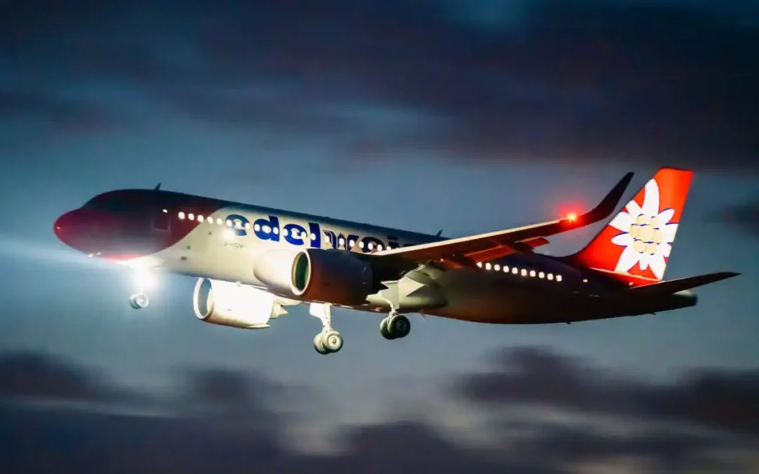 Premier des six Airbus A320neo livré à Edelweiss