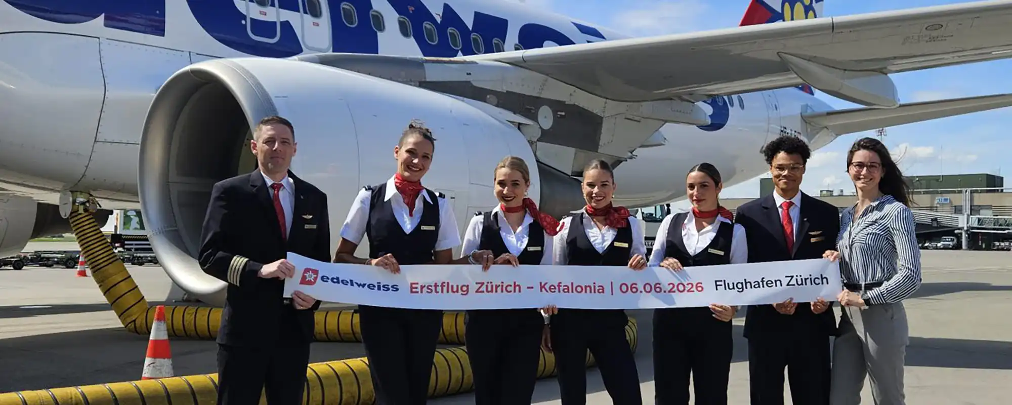 Céphalonie depuis Zurich avec Edelweiss, vol inaugural au départ de l’aéroport de Zurich