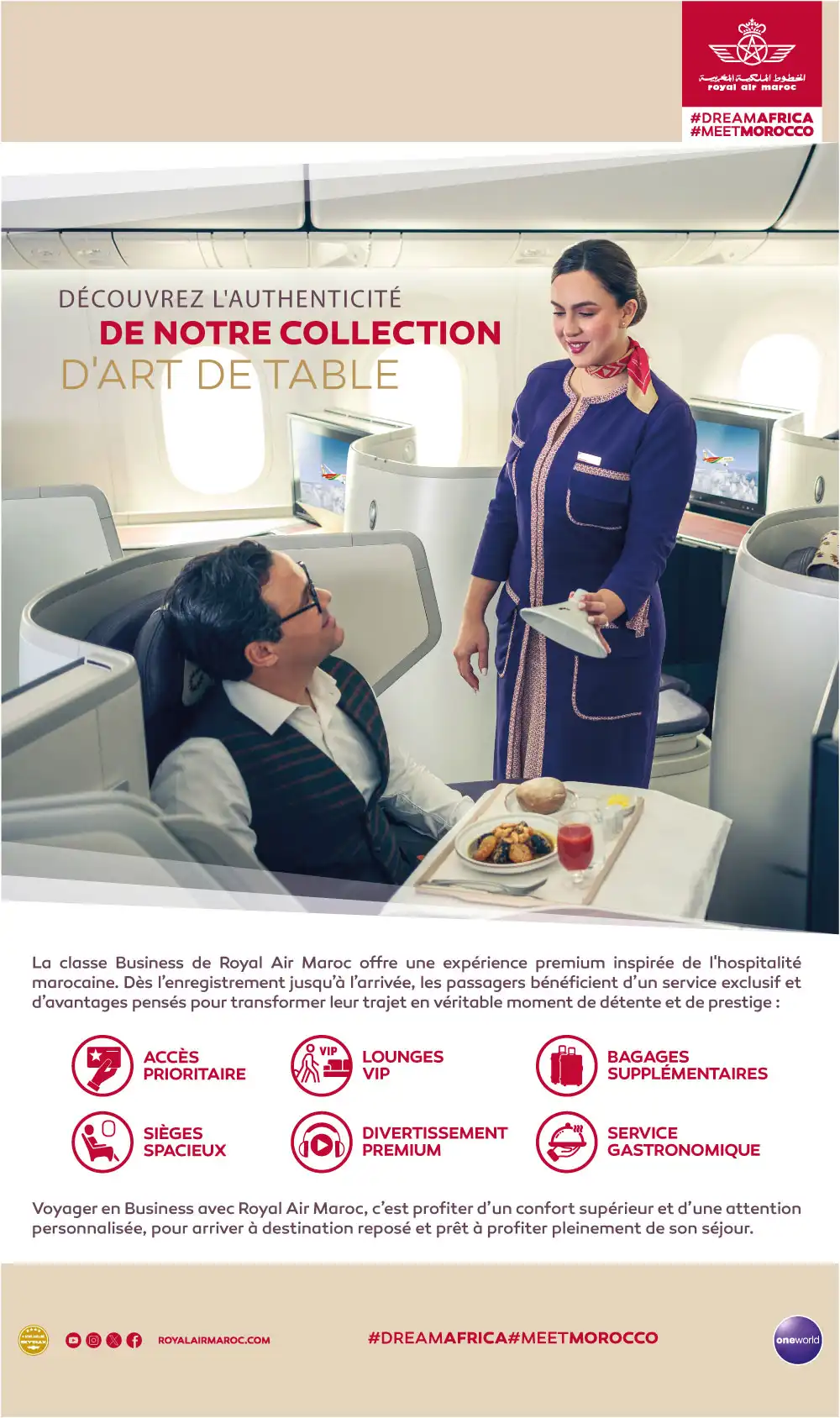 Royal Air Maroc Business Class - Collection d’art de table