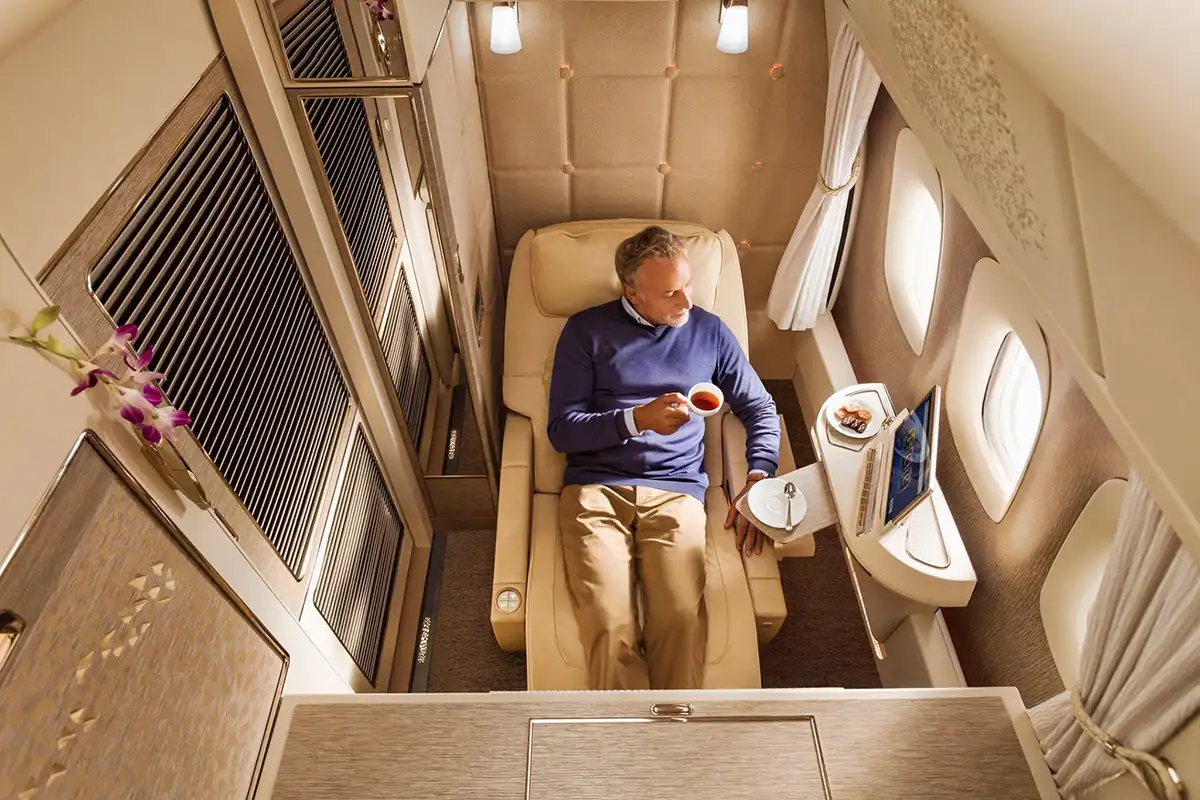 B777 - Game Changer Suite Première Classe Suite Première Classe Emirates B777 Game Changer